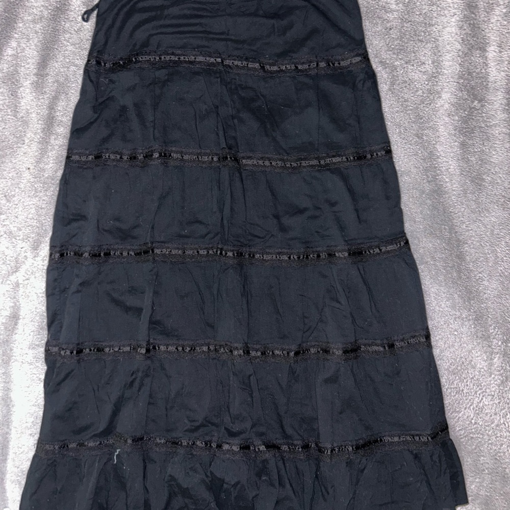 Elegant Black Maxi Skirt for Women
